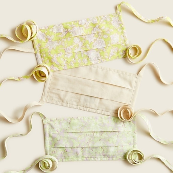 J. Crew Three Pack Cloth Mask Set - Picture 1 of 1